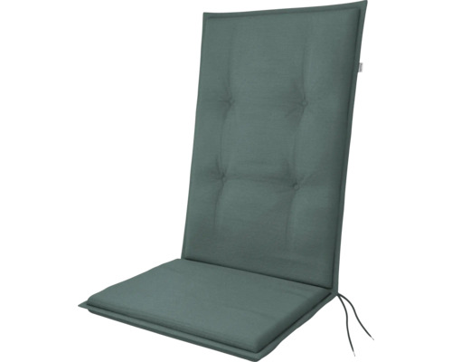 Gepolsterte Gartenstuhlauflage mit hoher Rückenlehne