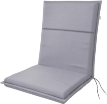Gepolsterte Hochlehner-Auflage für Gartenstühle mit Bindebändern