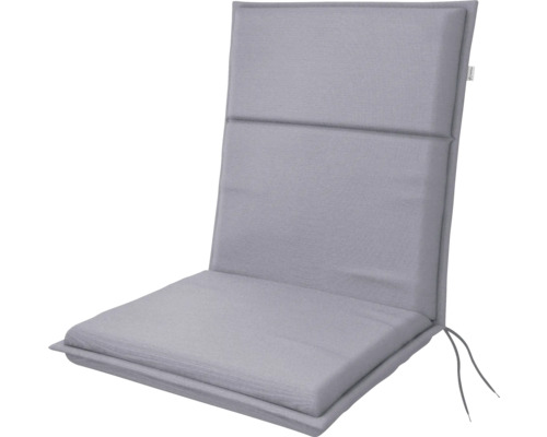 Gepolsterte Hochlehner-Auflage für Gartenstühle mit Bindebändern