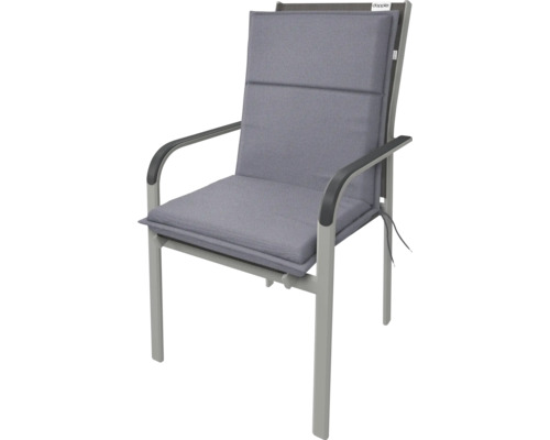 Gartenstuhl mit Armlehnen und Polster
