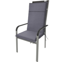 Gartenstuhl mit Armlehnen und gepolsterter Sitzfläche