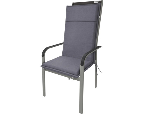 Gartenstuhl mit Armlehnen und gepolsterter Sitzfläche