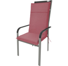 Gartenstuhl mit hoher Rückenlehne und Armlehnen