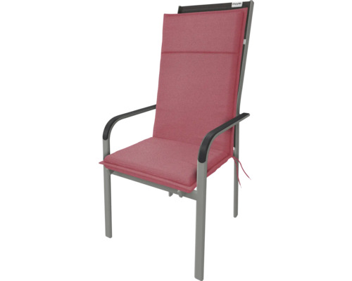 Gartenstuhl mit hoher Rückenlehne und Armlehnen