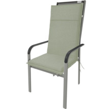 Gartenstuhl mit Armlehnen und Stoffbezug