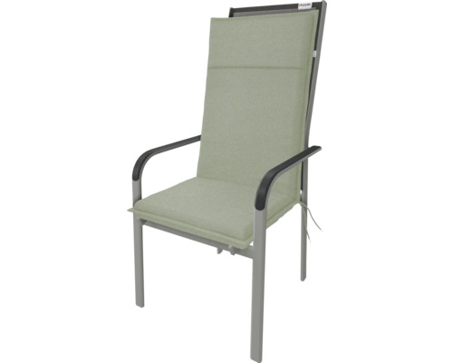 Gartenstuhl mit Armlehnen und Stoffbezug