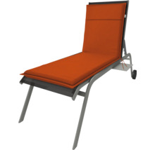 Liege mit Polsterauflage und Rädern