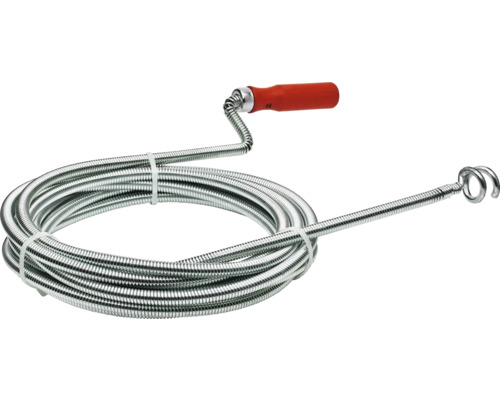 Rohrreinigungsspirale CFH 5m Abflussspirale mit Griff
