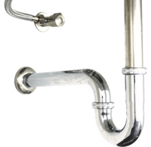 Siphon, Eckventil und flexible Zuleitung