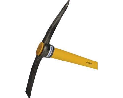 Spitzschneidkrampen mit Stiel, 2,5 kg Spitzhacke mit Holzgriff