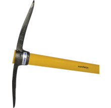 Spitzhacke mit gelbem Stiel