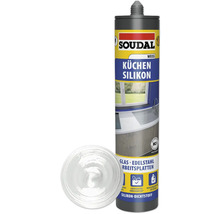 Soudal Küchen Silikon Dichtstoff für Glas und Edelstahl