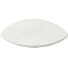 Keramik Waschbeckenaufsatz in Blatt Optik