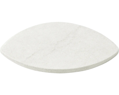 Keramik Waschbeckenaufsatz in Blatt Optik