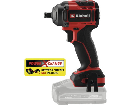 Akku-Schlagschrauber Einhell Professional TP-CW 18/350-C Li BL Power X-Change - Solo 18 V Einhell Akku-Schlagschrauber mit Power X-Change Akku. Batterie und Ladegerät sind nicht enthalten.