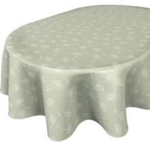 Ovales Tischtuch mit Pusteblumenmuster