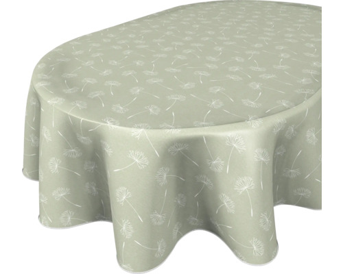 Ovales Tischtuch mit Pusteblumenmuster