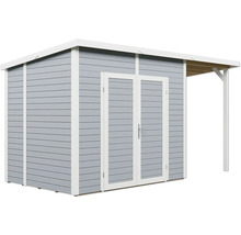 Gartenhaus mit Doppeltür und Vordach