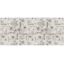 Dekoratives Flächenmuster mit Kaffeemotiven wie Tassen und Kaffeebohnen