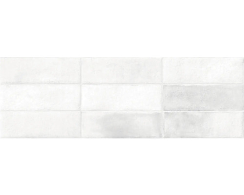 Rechteckige, helle Wandfliesen
