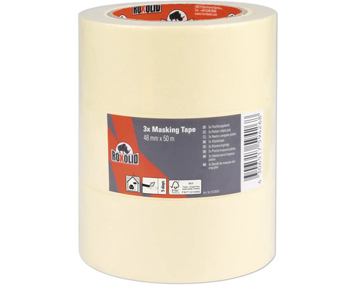 Roxolid Malerkreppband, 48 Millimeter mal 50 Meter