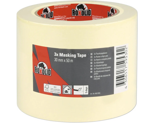 Roxolid Kreppband 3 mal 30 mm x 50 m