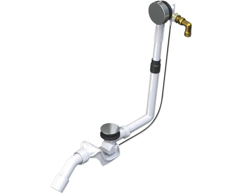 Ab-und Einlaufgarnitur Kaldewei Comfort-Level Plus 4011 für Badewanne 1 1/2 x 50 mm chrom Badewannenablaufgarnitur mit Überlauf