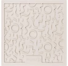 District 7 Logo Futtermatte mit Muster