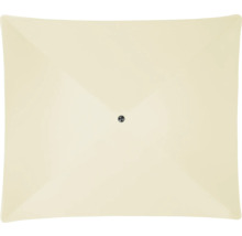 Quadratischer Sonnenschirm von oben