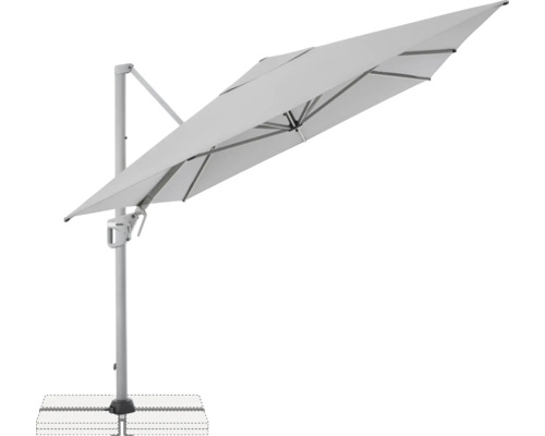 Freiarm-Sonnenschirm mit Standfuß