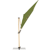Freiarm-Sonnenschirm mit Holzständer