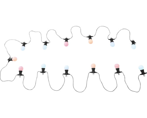 Lichterkette mit bunten Glühbirnen