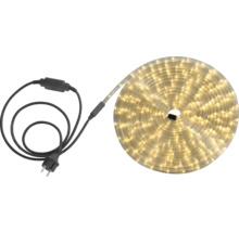 LED Lichtschlauch aufgerollt mit Stecker