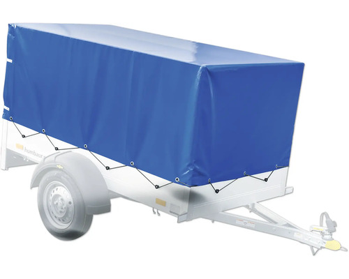 Humbaur Plane und Spriegel ausschließlich für Startrailer Plus grau für Ladehöhe 150 cm Anhänger mit Plane zum Schutz der Ladung