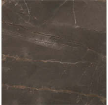 Dunkelgraue Bodenfliese mit Marmorstruktur