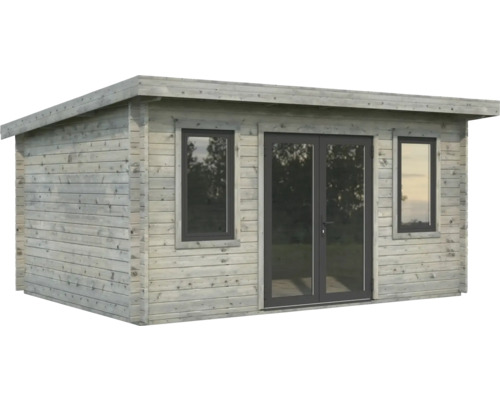 Gartenhaus aus Holz mit Fenster und Doppeltür