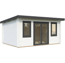 Gartenhaus mit Fenstern und Doppeltür