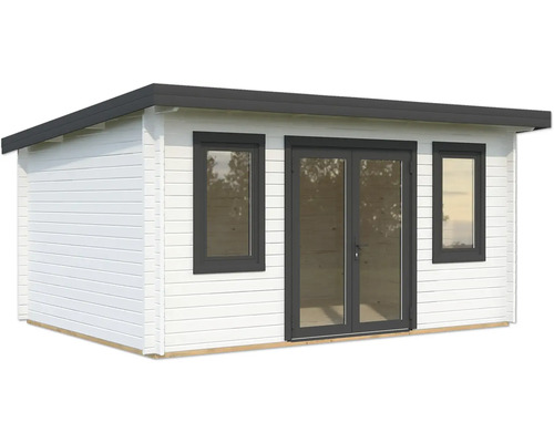 Gartenhaus mit Fenstern und Doppeltür