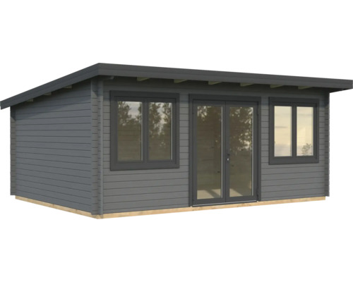 Gartenhaus mit Fenstern und Doppeltür