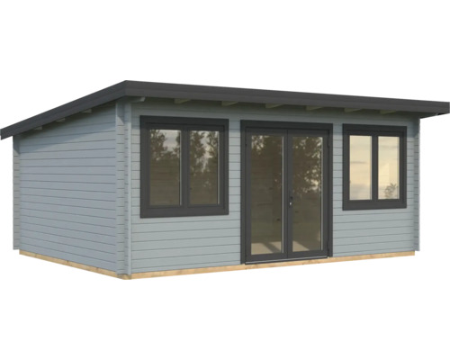 Gartenhaus mit Fenstern und Doppeltür