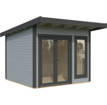 Gartenhaus aus Holz mit Doppeltür und Fenster