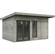 Holzgartenhaus mit Doppeltür und Fenster