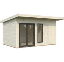 Holzgartenhaus mit Doppeltür und Einzeltür