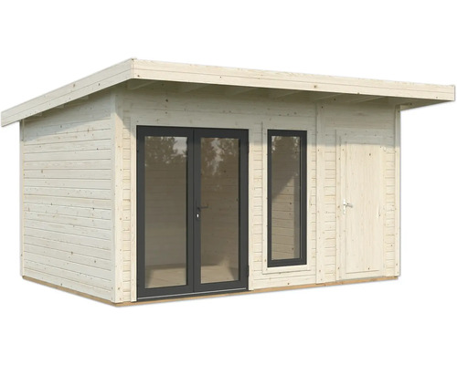 Holzgartenhaus mit Doppeltür und Einzeltür