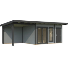 Holzgartenhaus mit Doppeltür und Seiteneingang