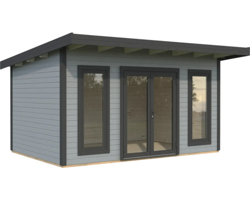 Gartenhaus mit Fenstern und Doppeltür