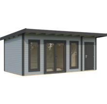 Gartenhaus mit Fenstern und Tür