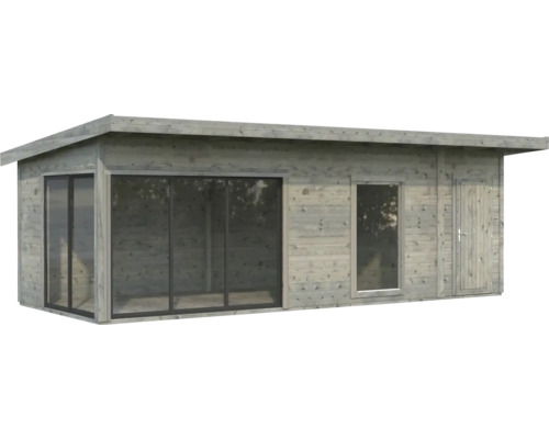 Gartenhaus mit Fenster und Tür