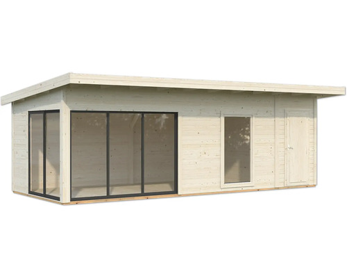 Gartenhaus aus Holz mit Tür und Fenster