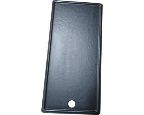 Rechteckige Grillplatte aus Gusseisen mit Loch